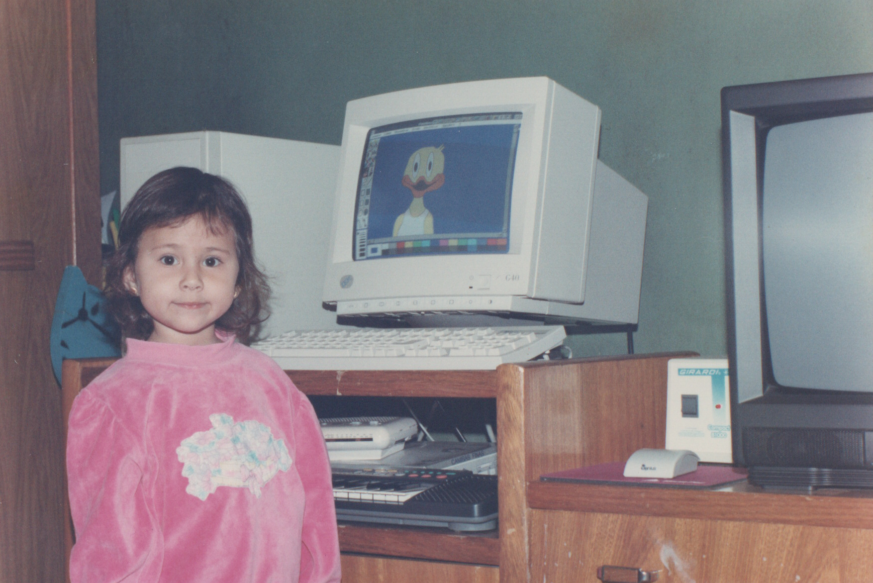 A childhood Microsoft Paint drawing by Natalí